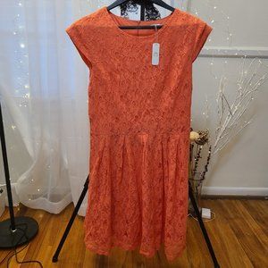 Vibrant Lace Coral dress size XL